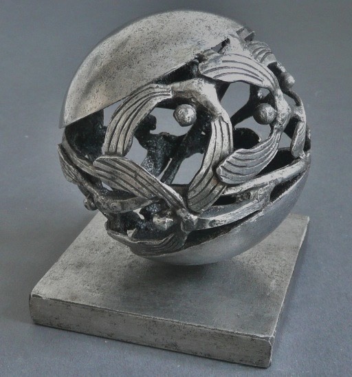 E. Brandt Boule de Gui Paperweight SOLD