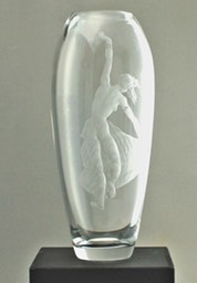 Large Orrefors Simon Gate vase